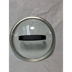 Pampered Chef Glass Replacement Lid Only 7-1/2” Inner Rim is 6 3/4", 23C